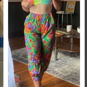 VINTAGE FLORAL CHEF PANT